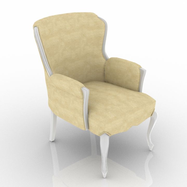 chateau dijon chair 3D Model Preview #1421b887