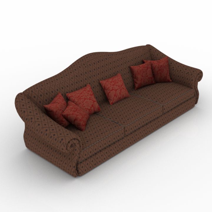 Sofa 3D model large preview
