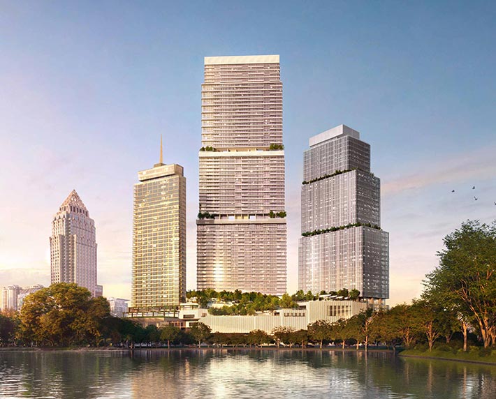 Dusit Thani Central Park, Rama IV, Bangkok, Thailand