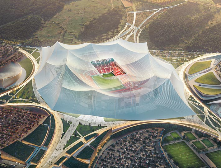 Grand Stade Hassan II stadium, Casablanca, Morocco