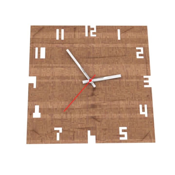 Clock 3D model large preview
