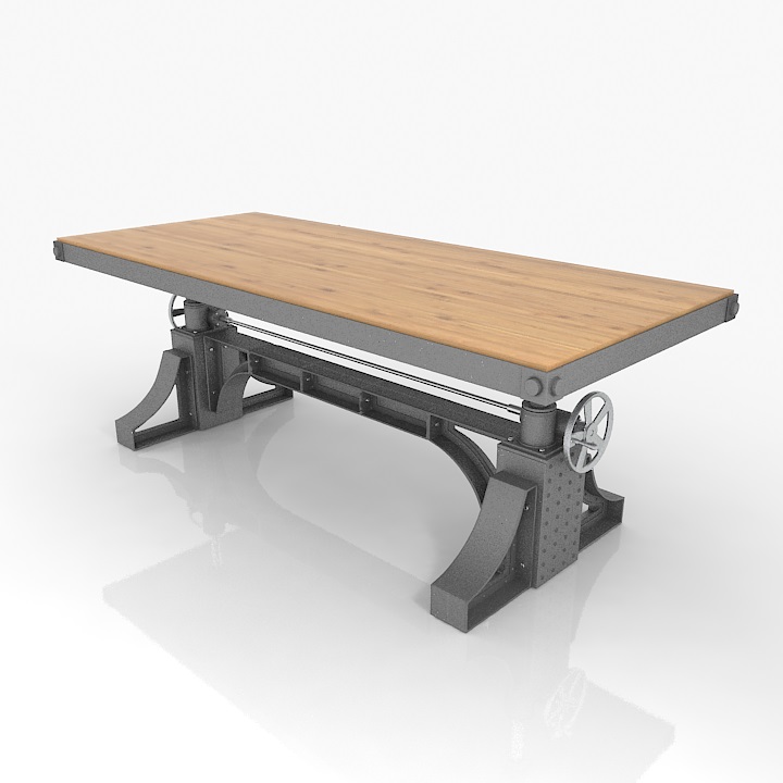bronx crank table 3D Model Preview #cb134d71