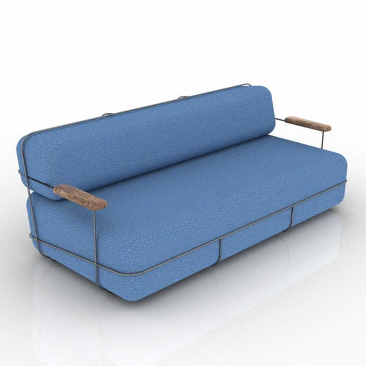 bla station pebble sofa 3D Model Preview #f1bd2311