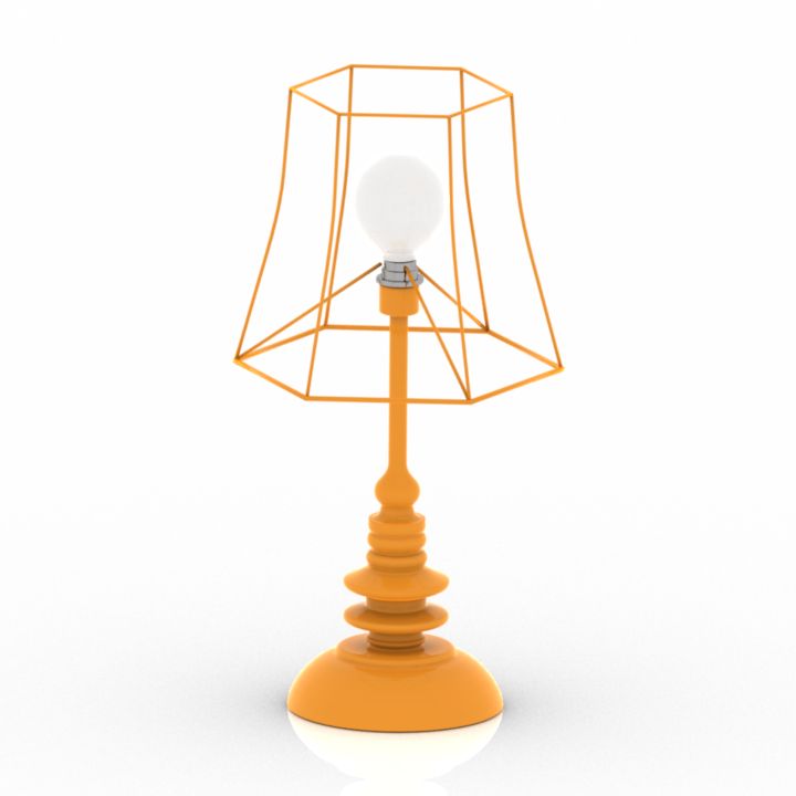 dg-home zelle desk lamp 3D Model Preview #9b12c402
