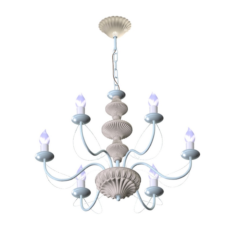 luster demetra chandelier 3D Model Preview #5da976ce
