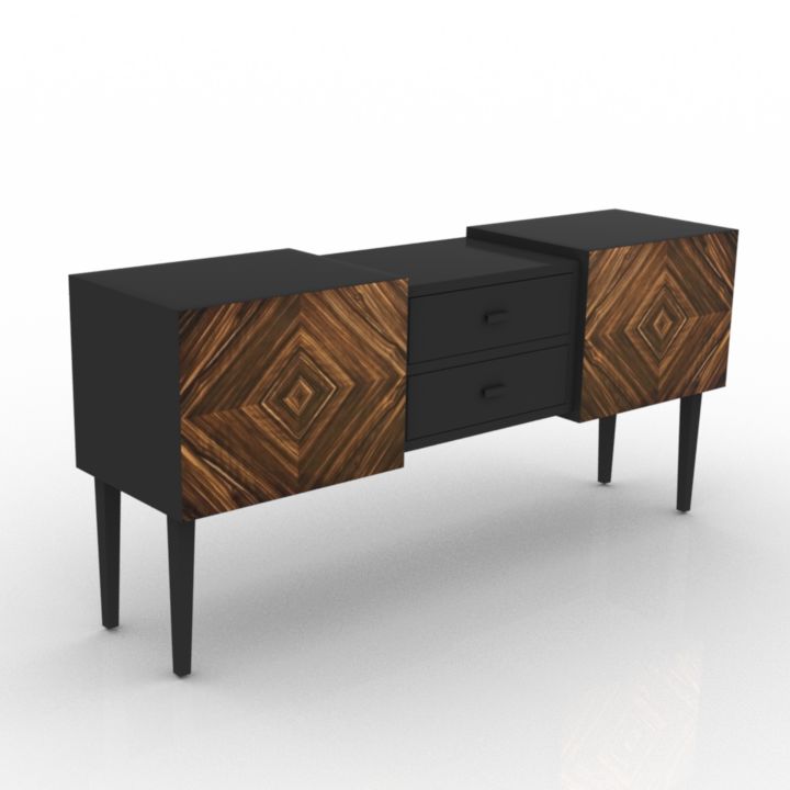 locker dom edizioni cabinet walt commode 3D Model Preview #50cc21ec
