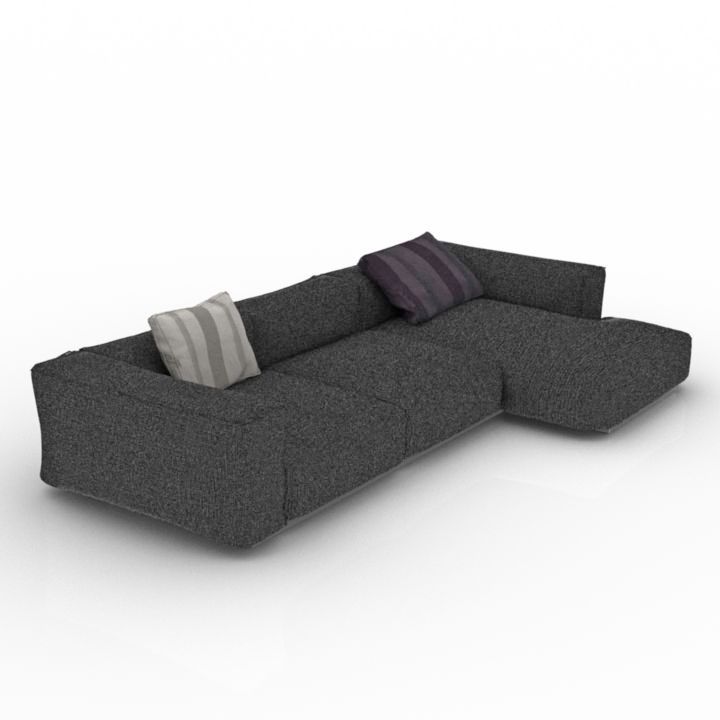 erba italia dylan sofa 3D Model #01501805