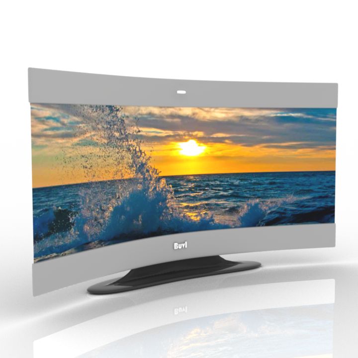 design tv curved 3D Model Preview #7bf759b5