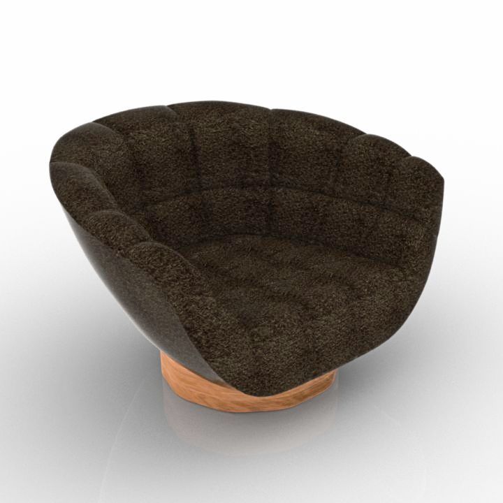 essex armchair 3D Model Preview #f3216b8f