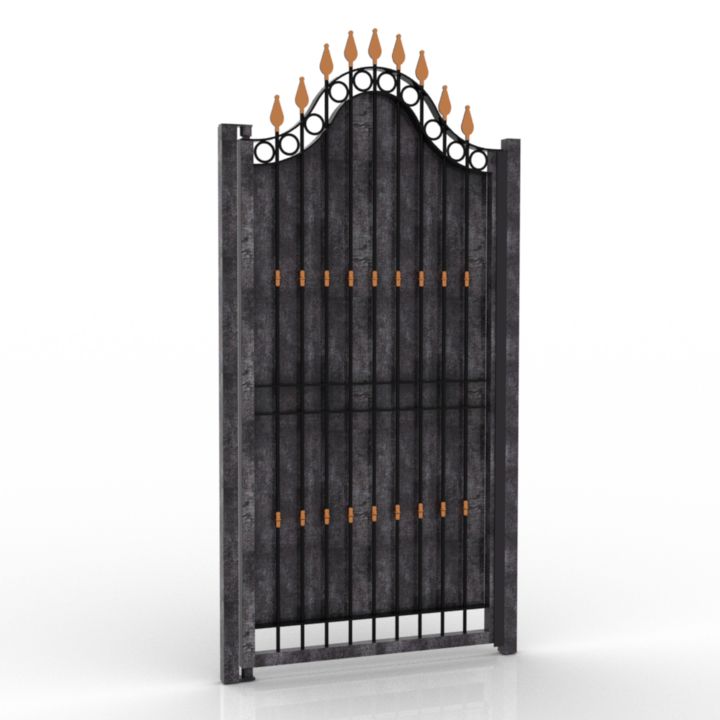 gates - door 01 3D Model Preview #729cc8d2