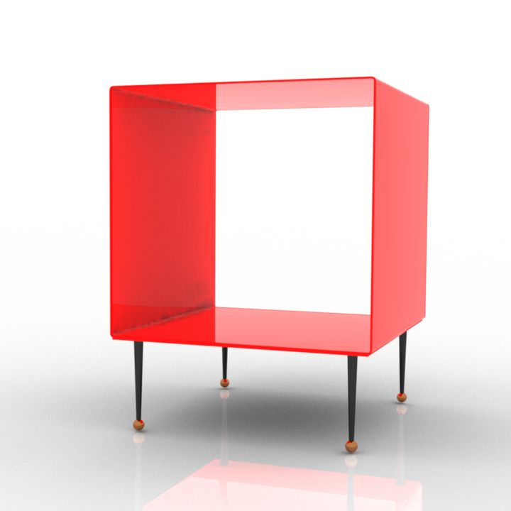 creazioni ciop bedside table 3D Model Preview #e622817e