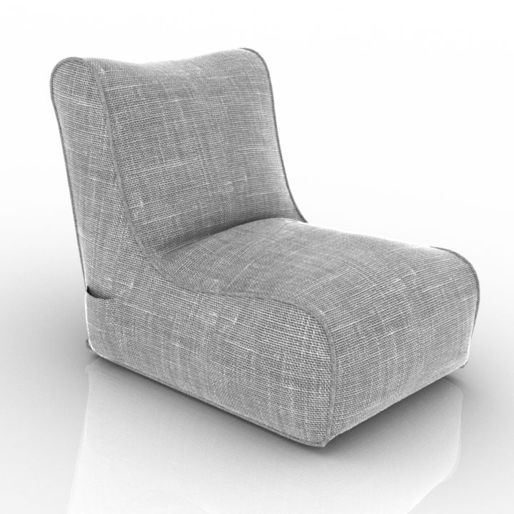 evolution sofa bean bags chair 3D Model Preview #aec3727c
