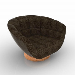3D Armchair preview