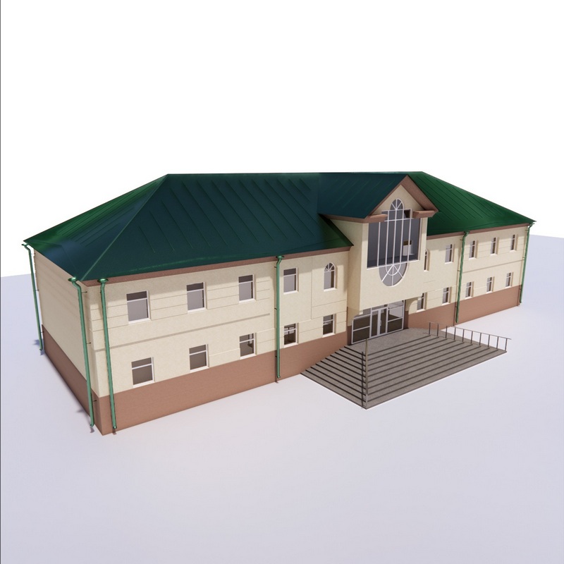 House 3D model large preview