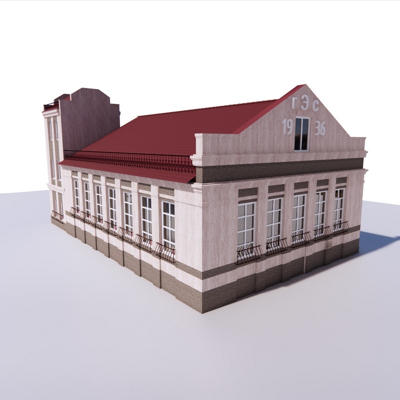 Building 3D model large preview