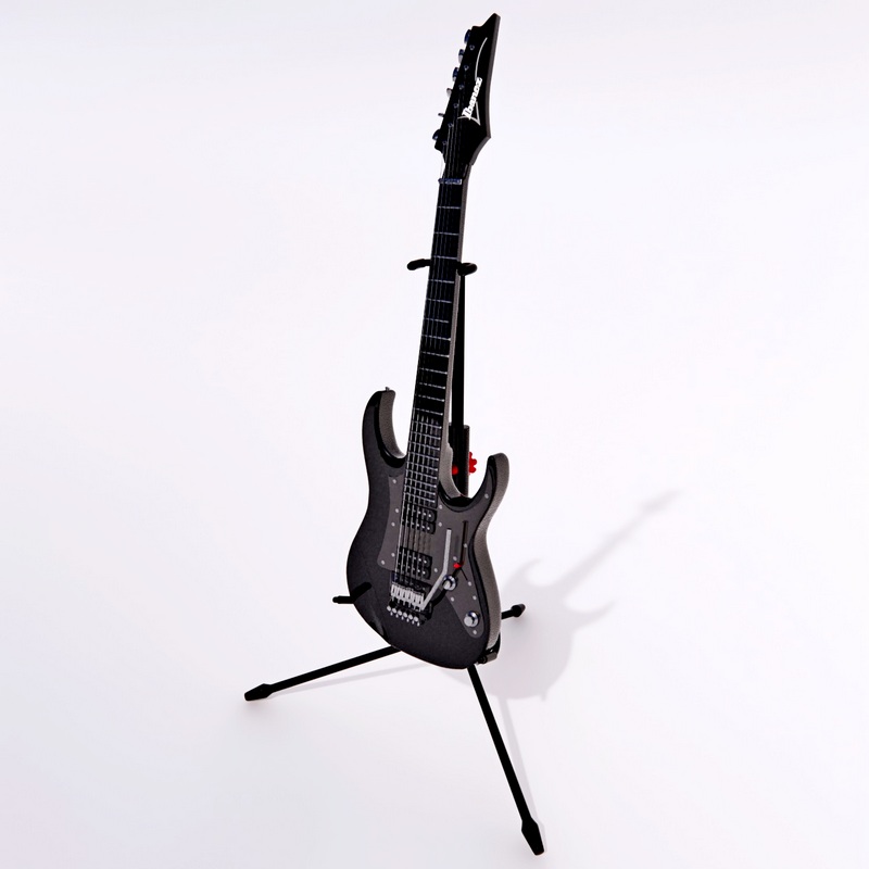 ibanez electric guitar 3D Model Preview #a263a0b4