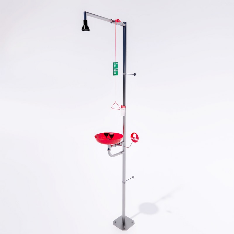 industrial safety shower 3D Model Preview #67695341