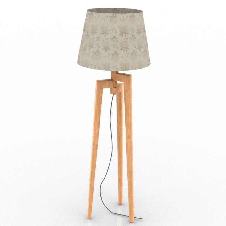 floor lamp 60l 3D Model Preview #ffb77356