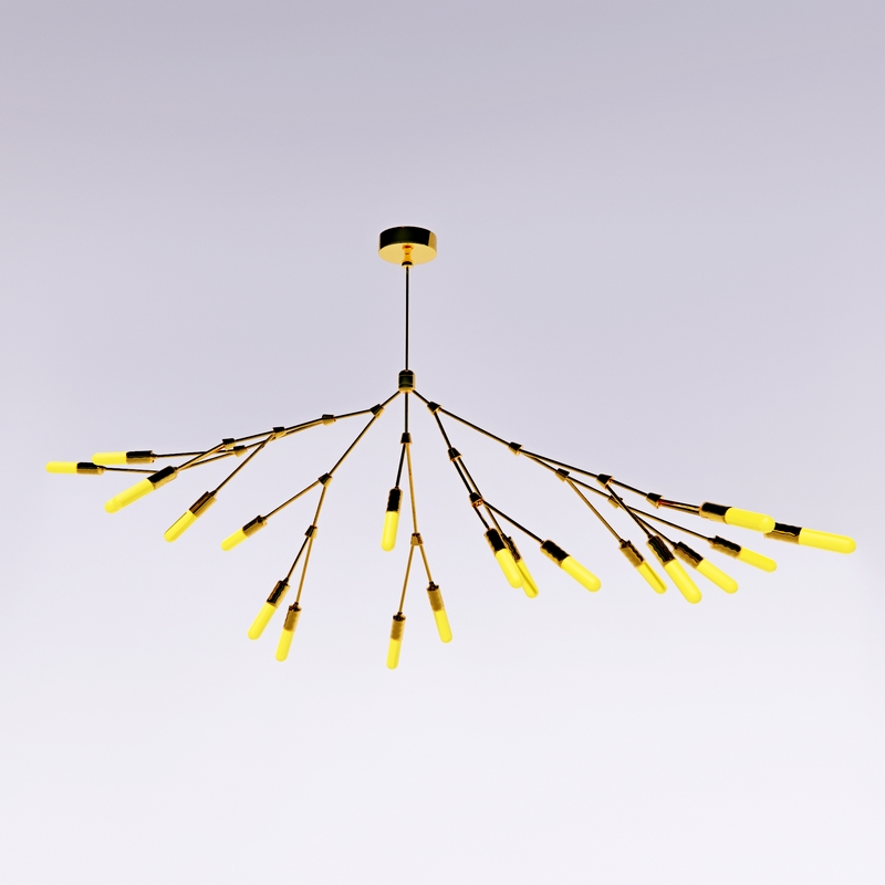 lightmaker studio - branch lamp chandelier 3D Model Preview #8e25787e