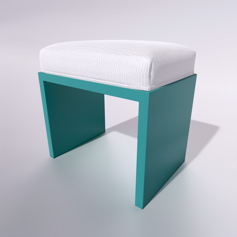 Stool 3D model large preview
