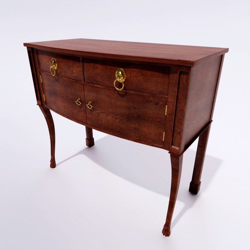 locker kindel furniture company irish server commode 3D Model Preview #6c56bfc5