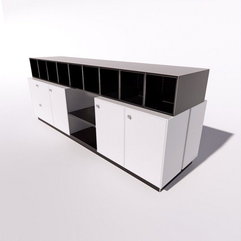 office bookcase 3D Model Preview #528bc95e