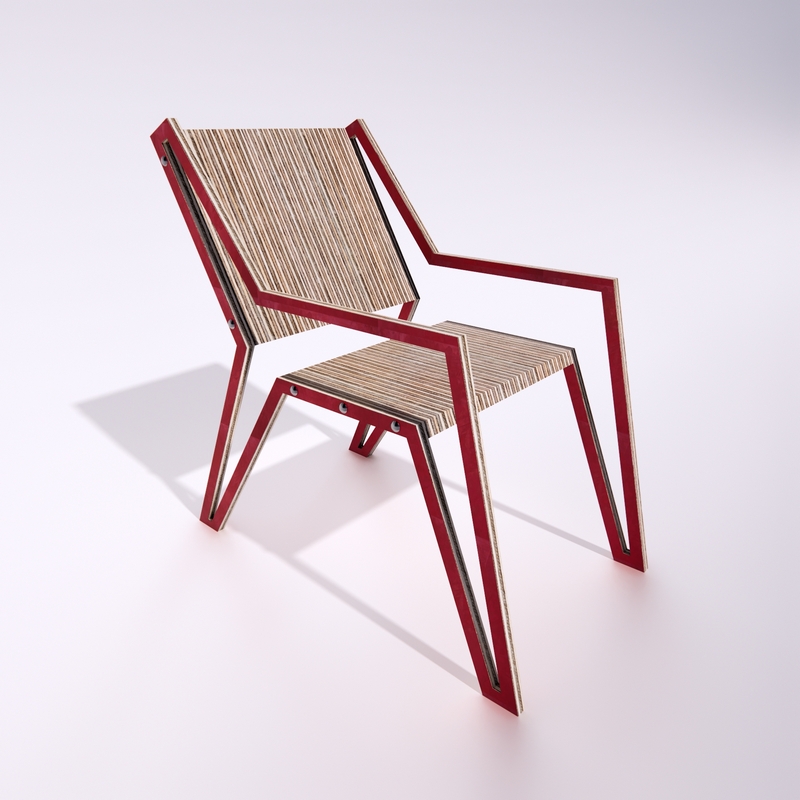 Chair 3D model large preview