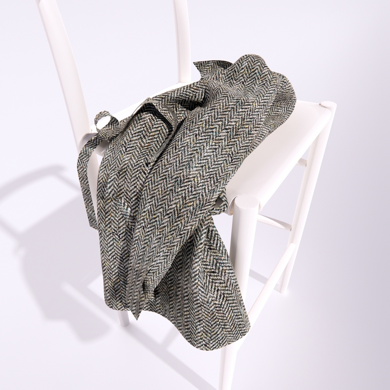mens coat on a hanger-clothes 2 3D Model Preview #94f01efe