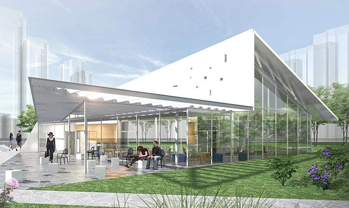 Community Center, Sesame River Park, Nanjing, China