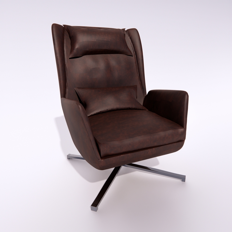 Armchair 3D model large preview