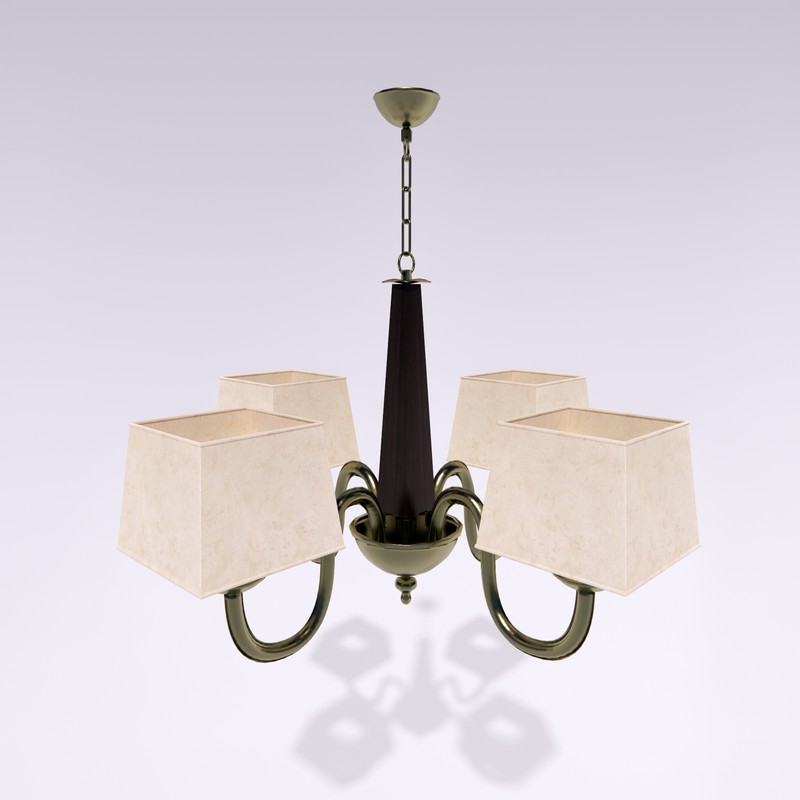 Chandelier 3D model large preview