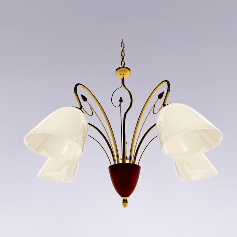 Chandelier 3D model large preview