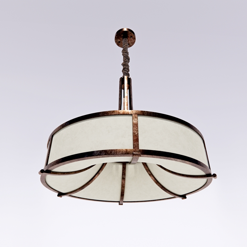Chandelier 3D model large preview