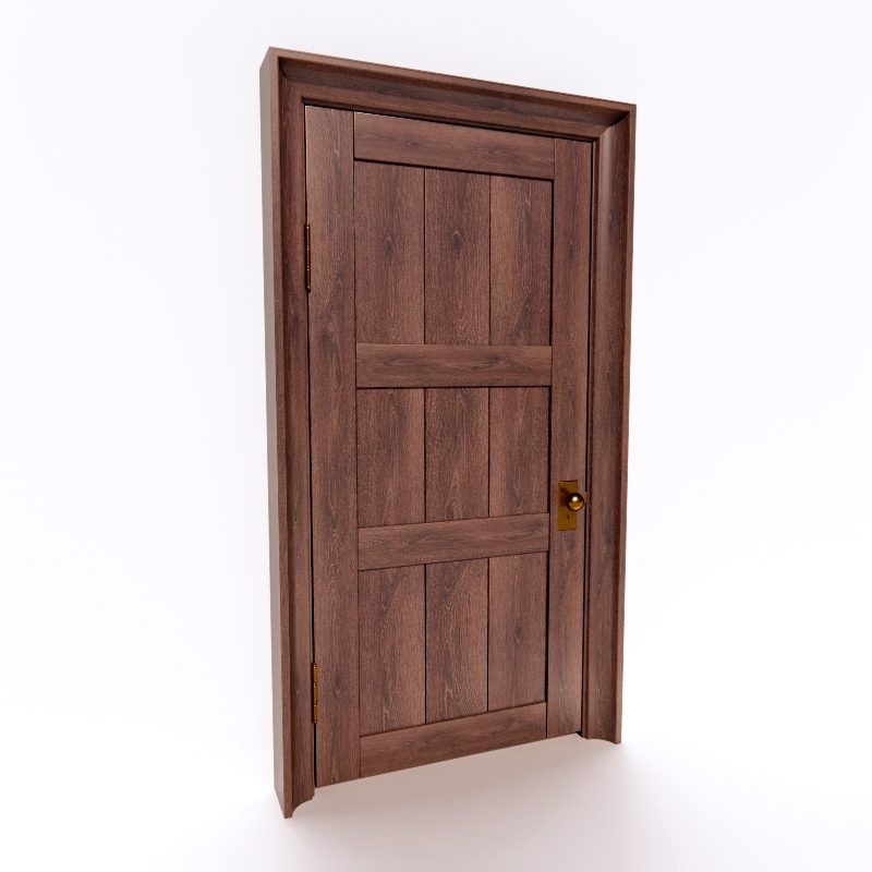 retro door 3D Model Preview #08b88160