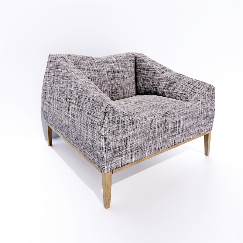 poliform carmel armchair 3D Model Preview #33733ba8