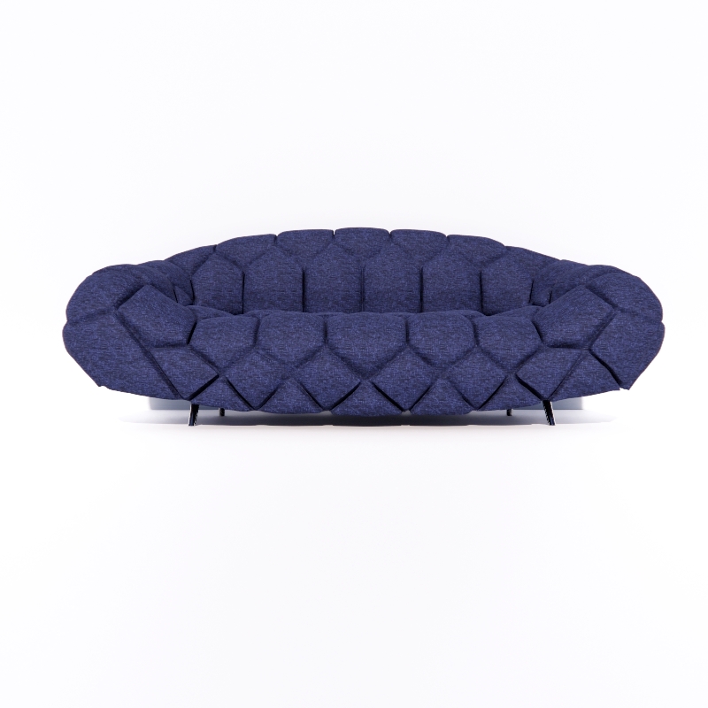 quilt sofa 3D Model Preview #3ffd7084