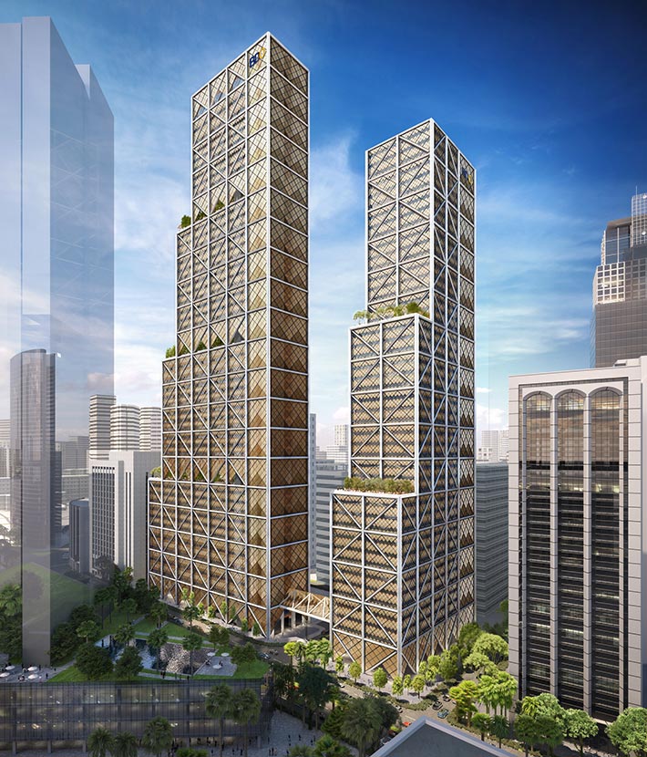Unibank headquarters, Manila, Philippines