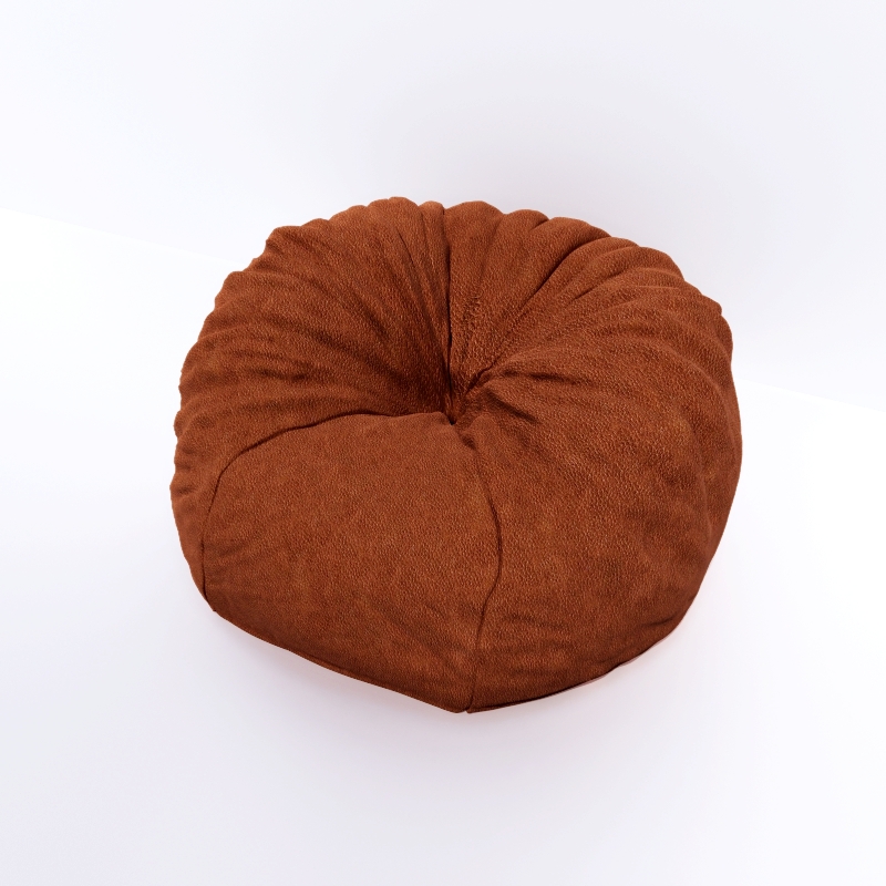 rh grand luxe faux fur bag chair 3D Model Preview #db8ed5ea