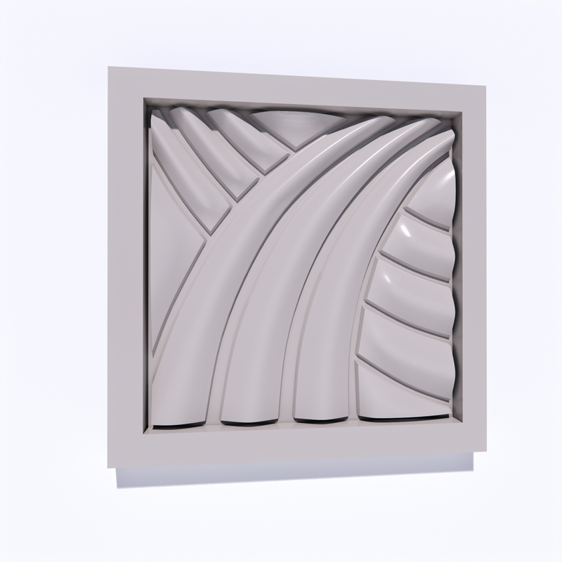 Molding 3D model large preview