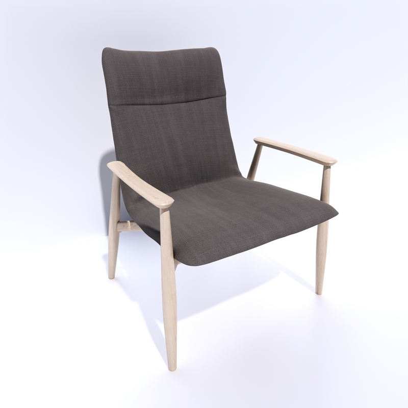 pedrali malmo chair 3D Model Preview #d82de1e8