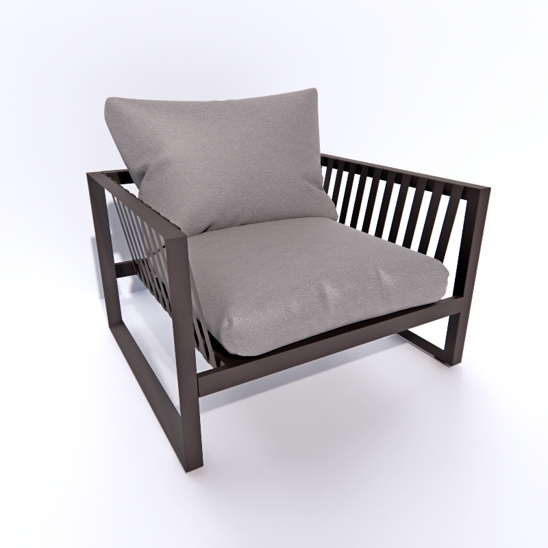 Armchair 3D model large preview