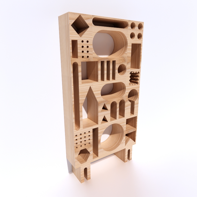 Sideboard 3D model large preview