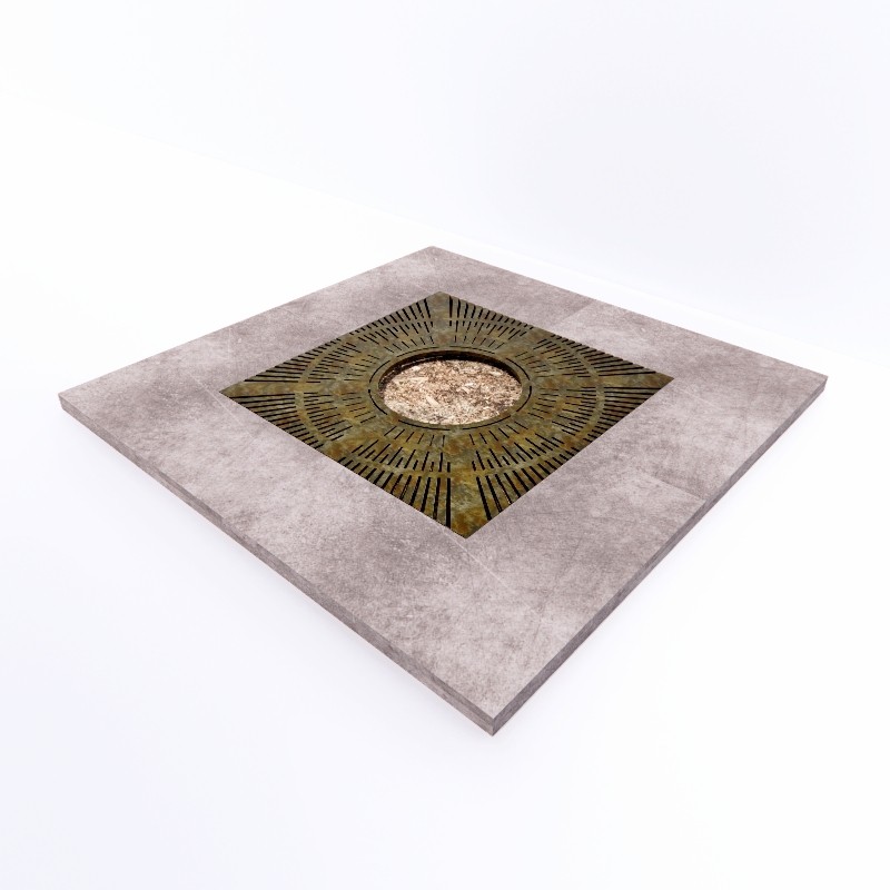 3D Tree grate preview