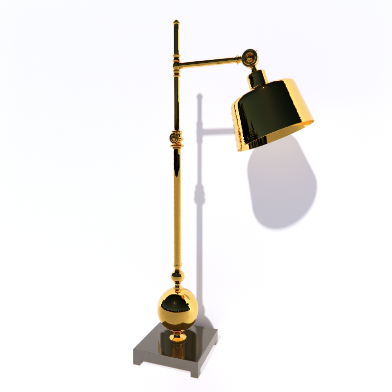 3D Floor lamp preview