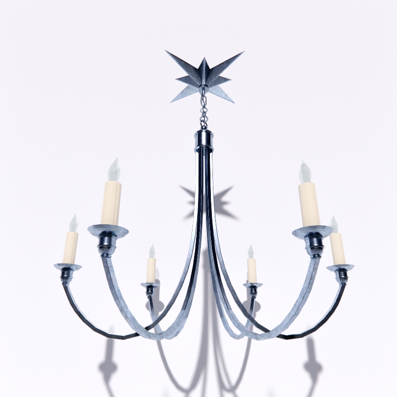Chandelier 3D model large preview