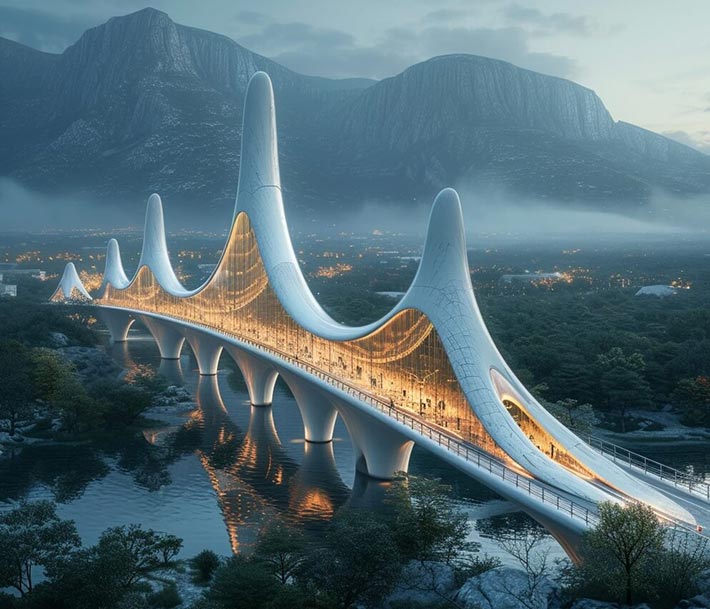 Organic bridge by Kowsar Noroozi, California, USA