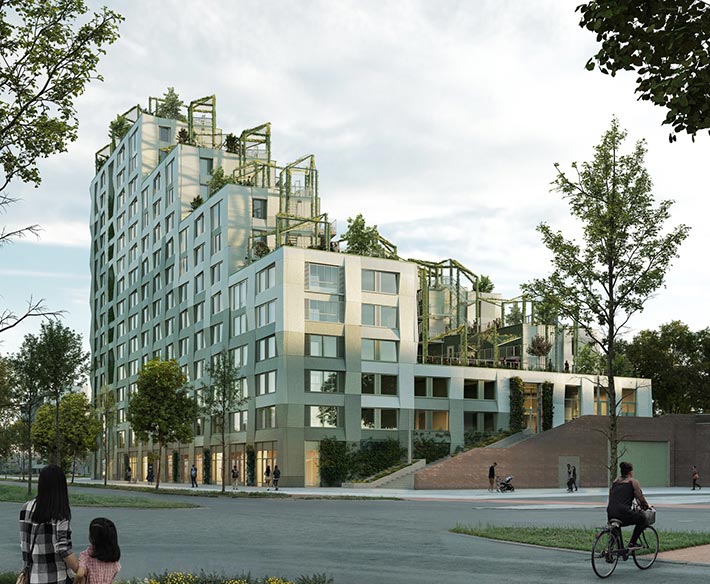Kop Dakpark residential complex, Rotterdam, the Netherlands