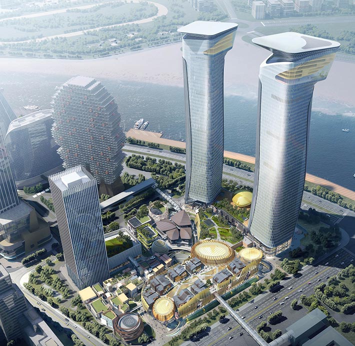 Hengqin MCC Headquarters by Aedas, Zhuhai, China