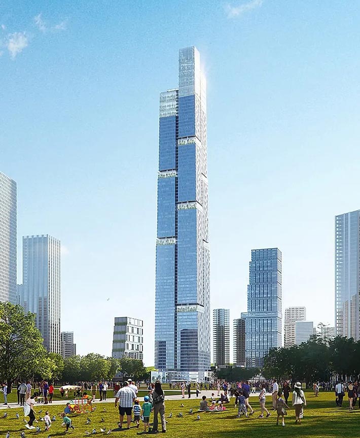 Chengdu Tianfu Supertall by KPF, Chengdu, China