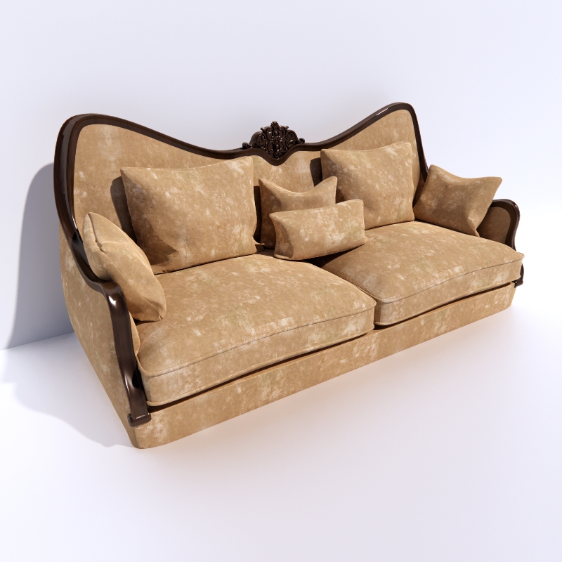 Sofa 3D model large preview